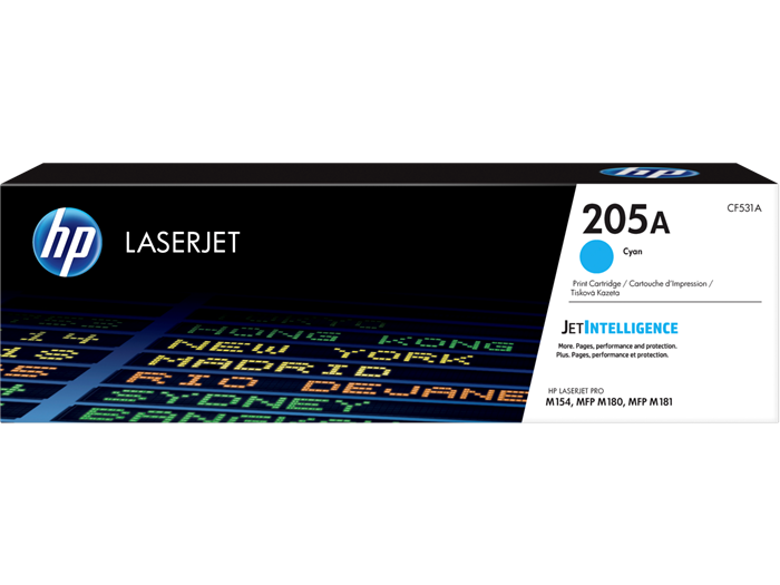 LaserJet 205A cyan toner