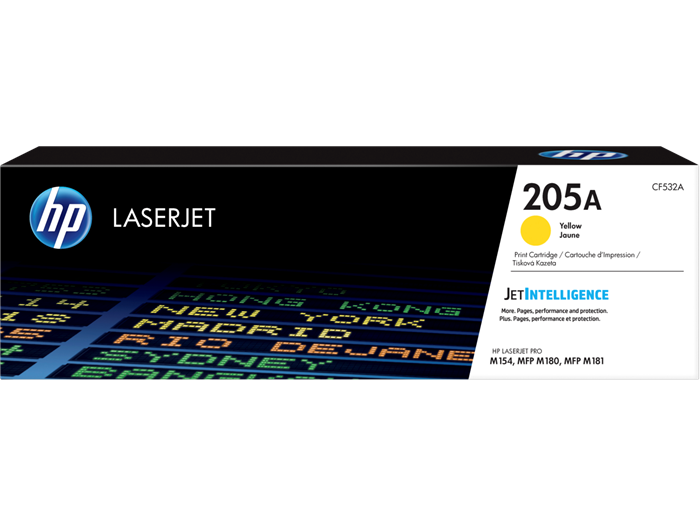 LaserJet 205A yellow toner