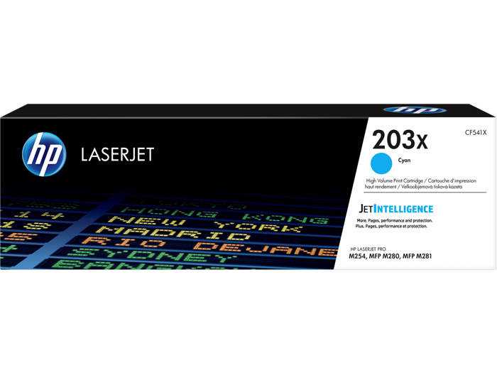 LaserJet 203X cyan toner