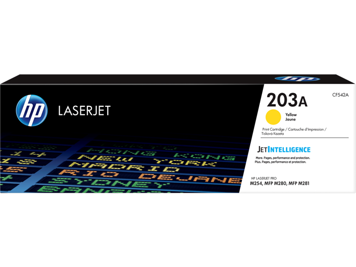 LaserJet 203A yellow toner