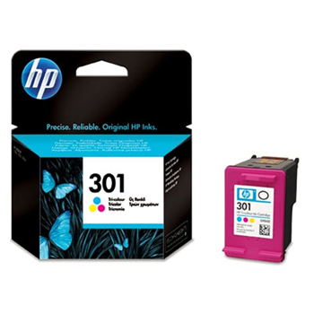 HP 301 color ink cartridge, blistered