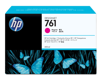 HP 761 magenta ink cartridge, 400ml