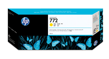 HP 772 yellow ink cartridge, 300 ml