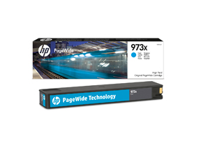 HP 973X PageWide cyan ink cartridge