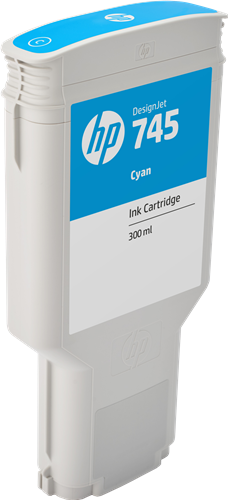 HP 745 cyan ink cartridge 300ml