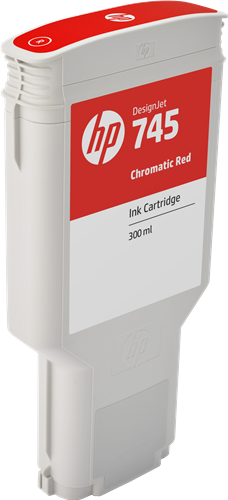 HP 745 cromatic red ink cartridge 300ml