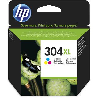 HP 304XL colour ink cartridge blistered