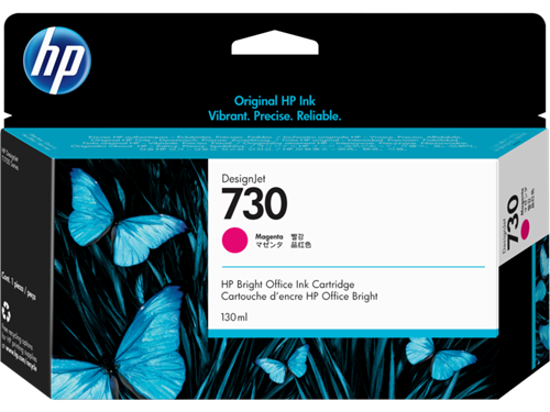 HP HP 730 130 ml. Magenta DesignJet Ink Cartridge