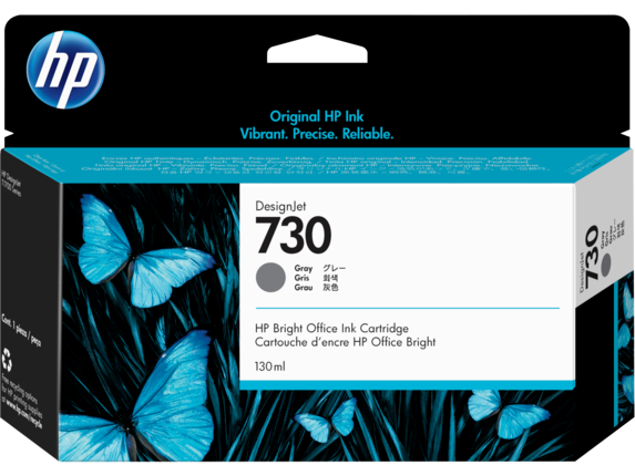 HP 730 130 ml. Grey DesignJet Ink Cartridge