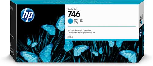 HP 746 300 ml. Cyan DesignJet Ink Cartridge