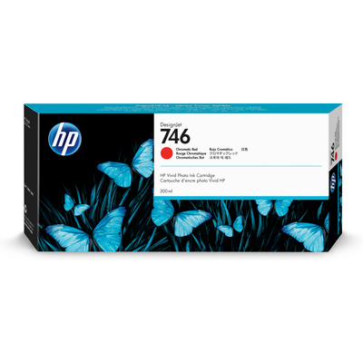 HP 746 300 ml. Chromatic Red DesignJet Ink Cartridge