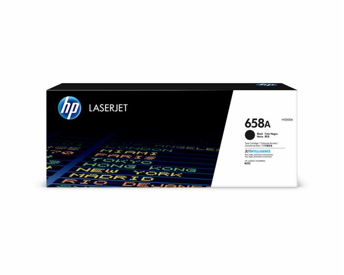 Color LaserJet 658A Black LaserJet Toner Cartridge 7K