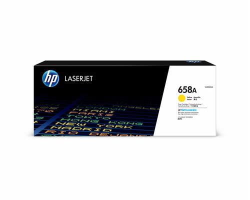 Color LaserJet 658A Yellow LaserJet Toner Cartridge 6K