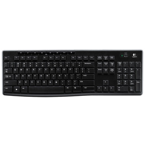 K270 Wireless Keyboard, Black (Nordic)