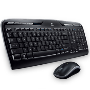 MK330 Wireless Desktop Set, Black (Nordic)