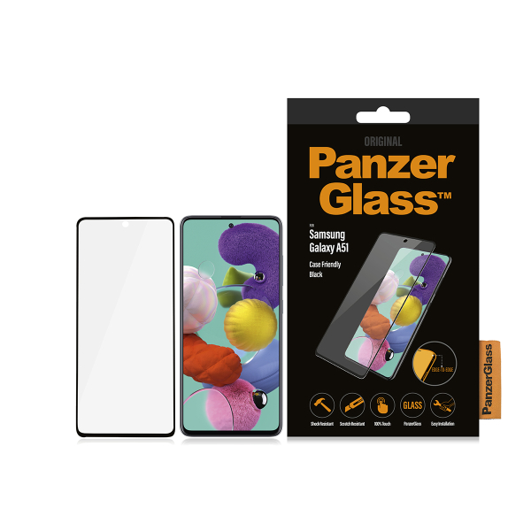 PanzerGlass Samsung Galaxy A51 Case Friendly, Black