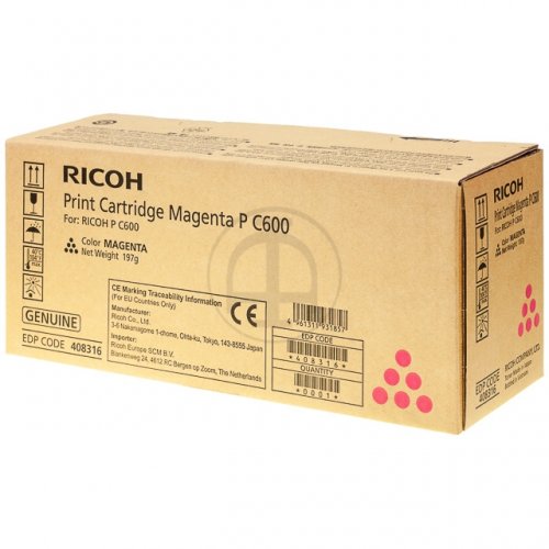 Ricoh PC600 magenta toner 13k