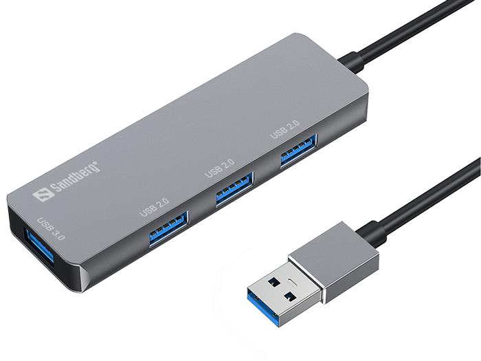 Sandberg USB-A Hub 1xUSB3.0+3x2.0 SAVER