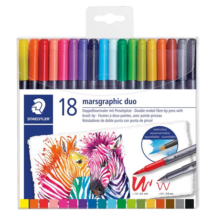 Fiberpen Marsgraphic Duo penseltusser (18)  