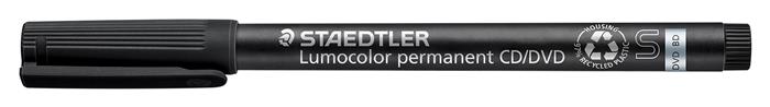 Marker Lumocolor Perm CD/DVD 0,4mm sort