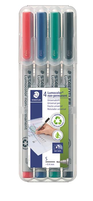 Marker Lumocolor Non-P 0,4mm ass (4)