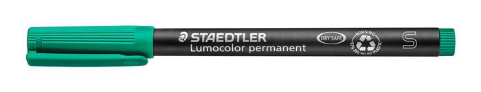 Marker Lumocolor Perm 0,4mm grøn