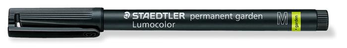 Marker Lumocolor Perm Garden 1,0mm sort blister