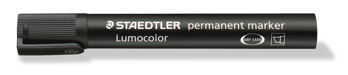 Marker Lumocolor Perm skrå 2-5mm sort