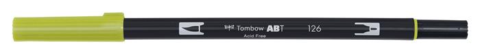 Marker Tombow ABT Dual Brush 126 lys oliven