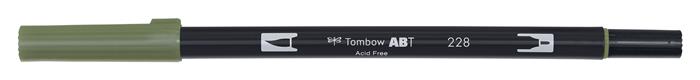 Marker Tombow ABT Dual Brush 228 grey green