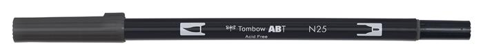 Marker Tombow ABT Dual Brush N25 lamp black