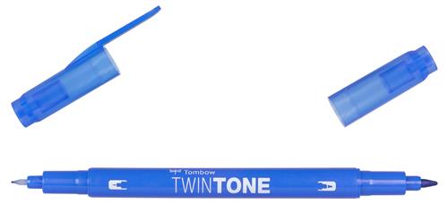 Marker Tombow TwinTone french blue 0,3/0,8