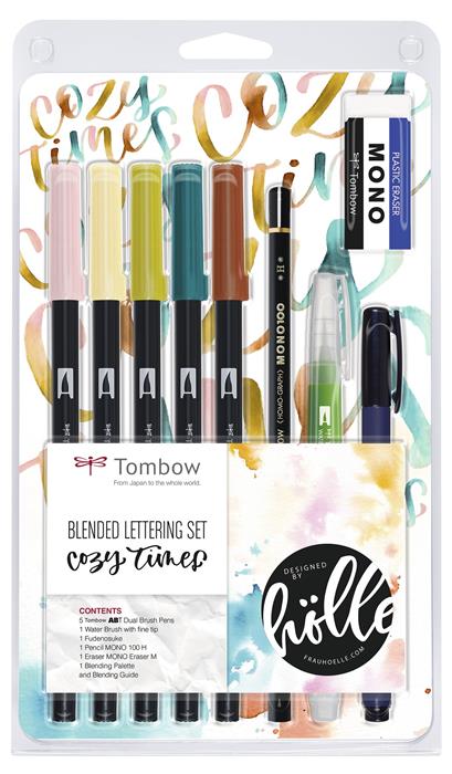 Blended lettering set Tombow Cozy Times