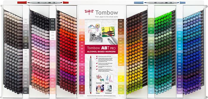 Marker alcohol ABT PRO tomt display til 864 pcs