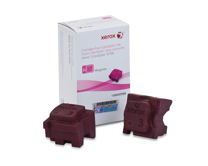 ColorQube 8700 solid ink magenta 2x 4200K