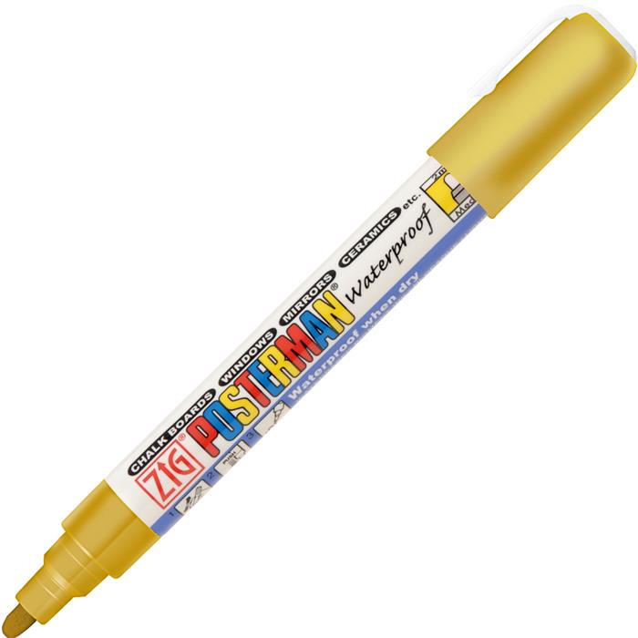 Marker ZIG Posterman 2mm guld