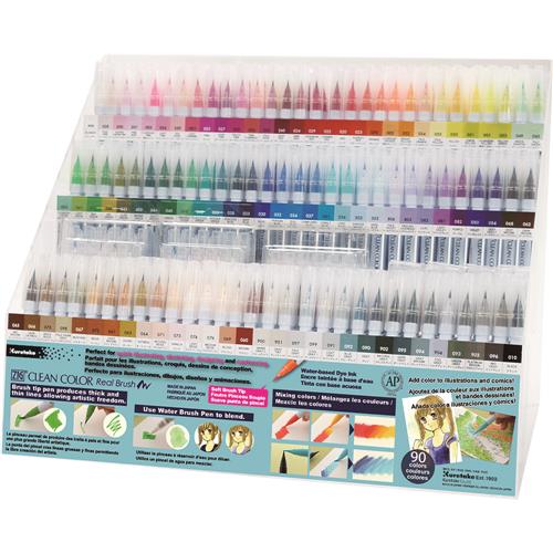 Zig Clean Color Pensel Pen Display m. 356 stk