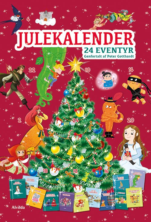 Eventyr julekalender - med 24 billedbøger