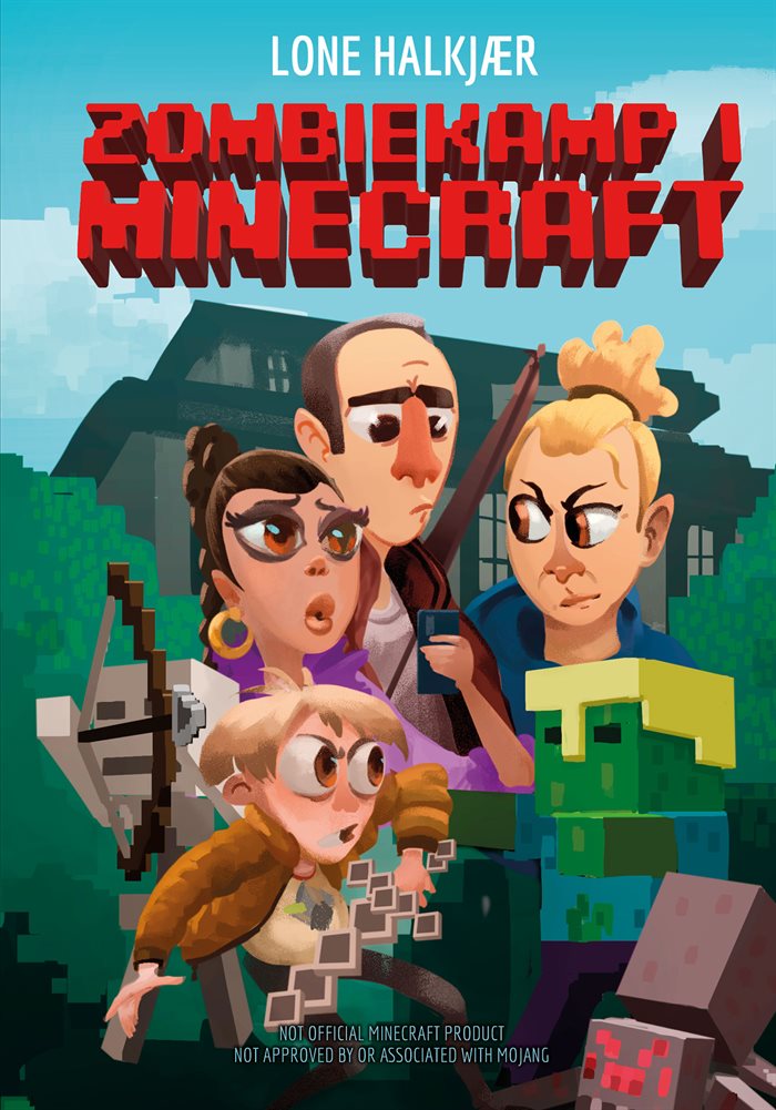 Zombiekamp i Minecraft af Lone Halkjær